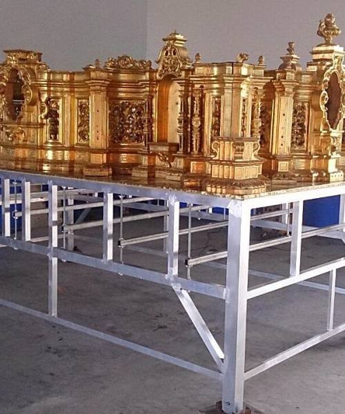 Trabajo de andas de Semana Santa realizado por Grupo Feran